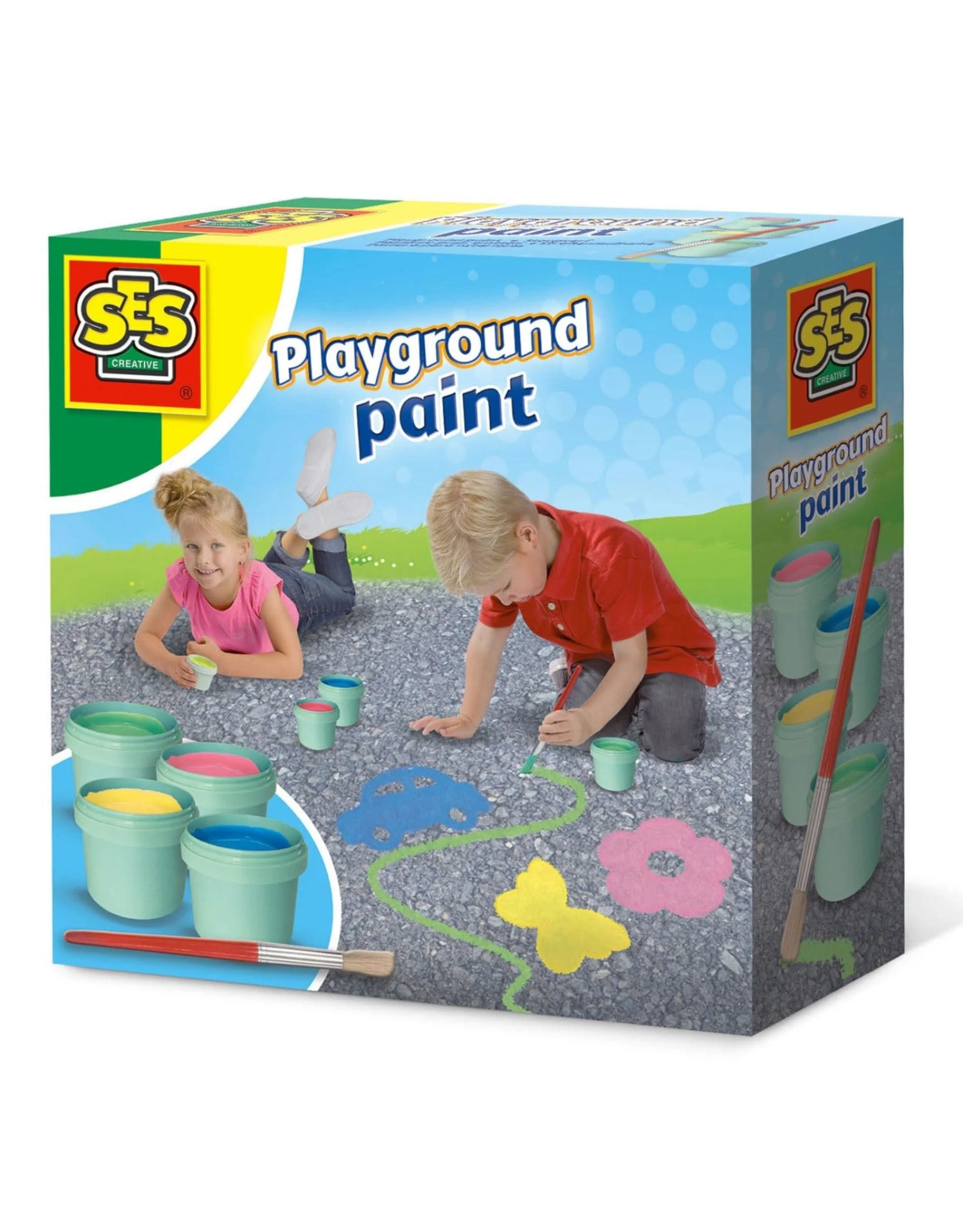 SES Creative Stoepverf (4x120ml) 1 SES Creative Stoepverf (4x120ml)