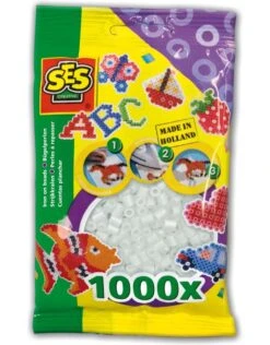 SES Creative Strijkkralen Transparant (1000 Stuks)