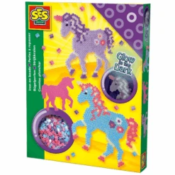 SES Creative Strijkkralen Eenhoorn Glow In The Dark