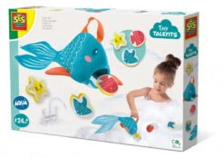 SES Creative Badspeelgoed Snackvis Textiel/foam Lichtblauw 4-delig -SES Creative Winkel ses badspeelgoed snackvis textiel foam lichtblauw 4 delig 4 889361 1620053646
