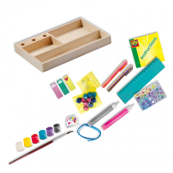 SES Creative Bureau-organizer Meisjes 31,6 X 21,1 Cm Hout 20-delig 2 SES Creative Bureau-organizer Meisjes 31,6 X 21,1 Cm Hout 20-delig - Afbeelding 2