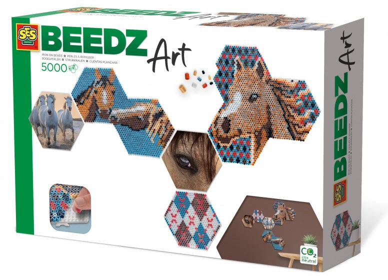 SES Creative Kralenset Beedz Art Paarden Junior 5000-delig 1 SES Creative Kralenset Beedz Art Paarden Junior 5000-delig