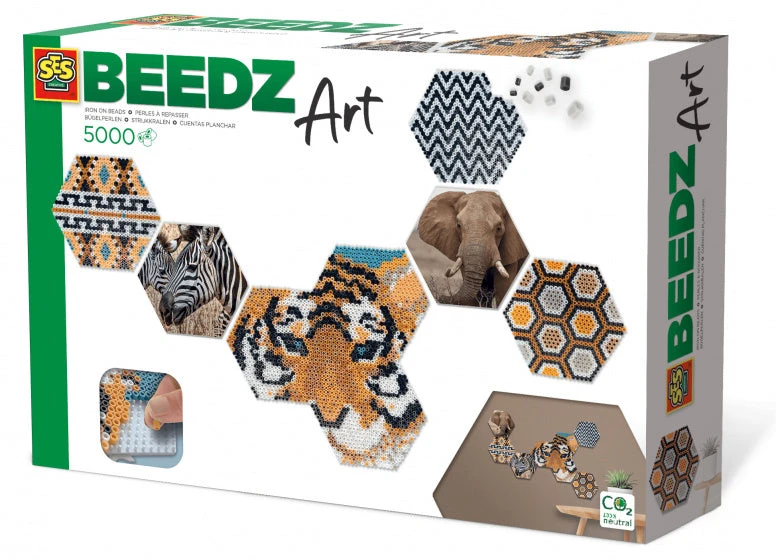 SES Creative Kralenset Beedz Art Safari Junior 5000-delig