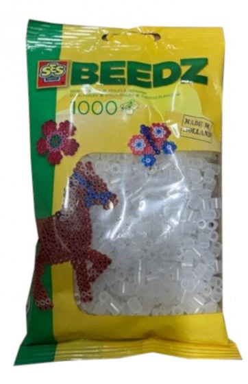 SES Creative Beedz Strijkkralen Glow In The Dark 1000 Stuks 1 SES Creative Beedz Strijkkralen Glow In The Dark 1000 Stuks