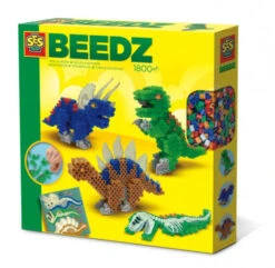 SES Creative Strijkkralen 3D Dinos 1800 Stuks
