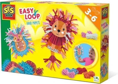 SES Creative Maak Je Eigen Handpop Junior Vilt Bruin 9-delig 1 SES Creative Maak Je Eigen Handpop Junior Vilt Bruin 9-delig