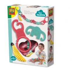 SES Creative Monkey Links SES (13111) 7 SES Creative Monkey Links SES (13111) -SES Creative Winkel ses speelschakels monkey links junior groen roze 4 924758 1622883975